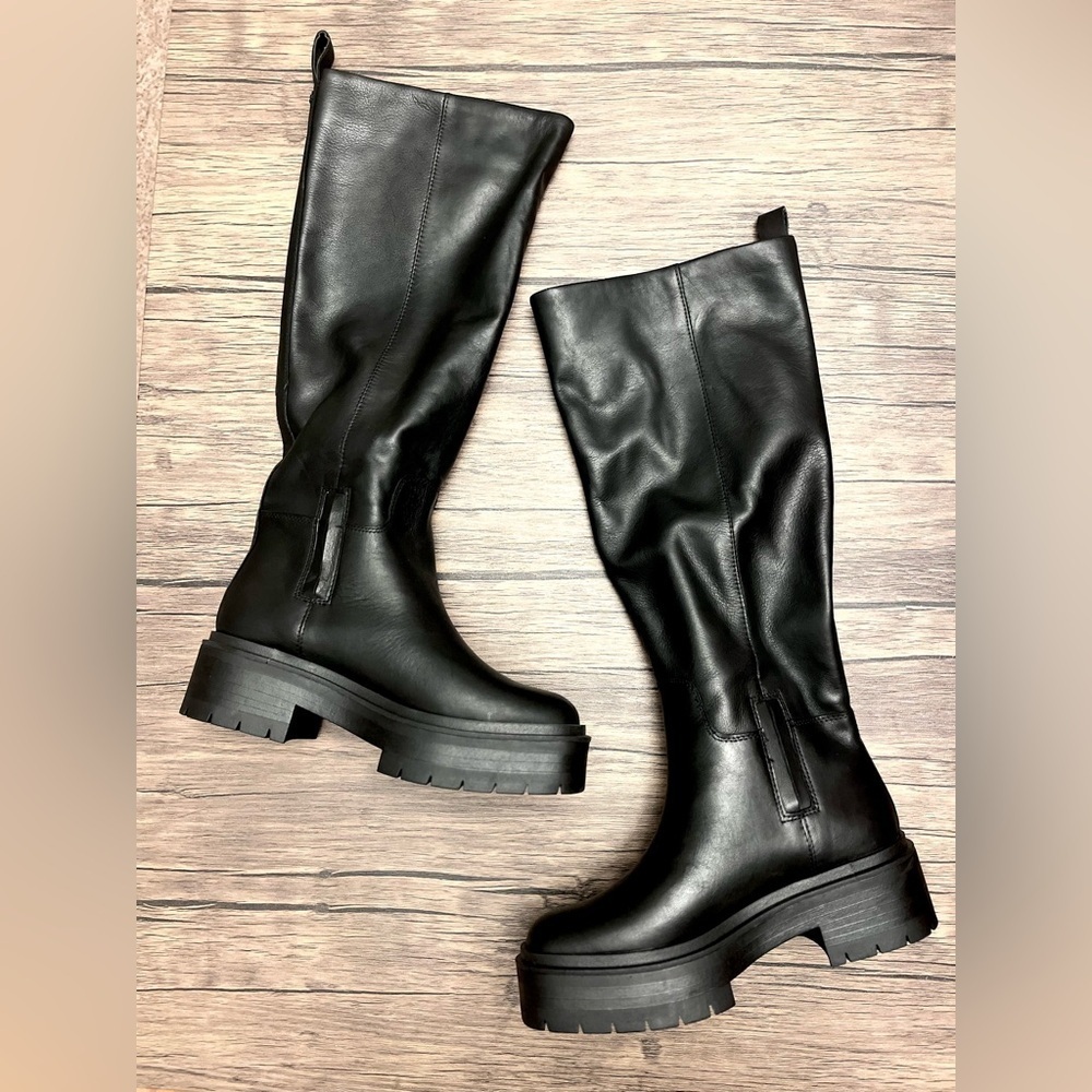 Sam Edelman Larina Waterproof Knee High Platform Boots NWOT - Picture 2 of 5